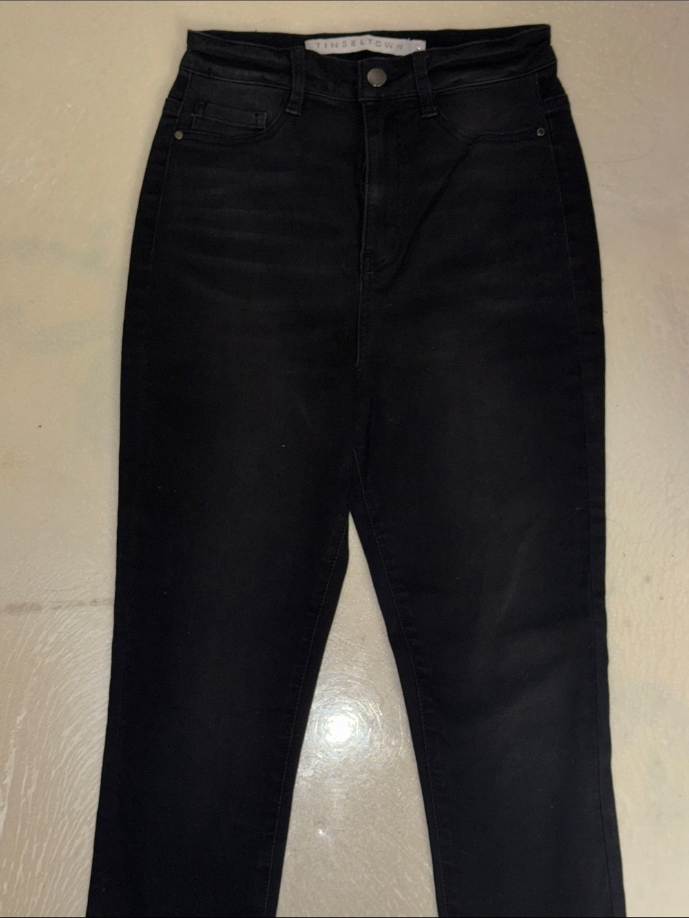 Tinseltown High-Rise Black Slim Jeans